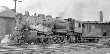 CB&Q steam passenger locomotive