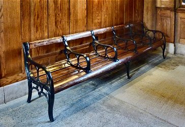 Reconditioned Waiting Room Bench