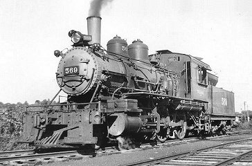 Wabash Railroad 2-6-0 569 at Keokuk