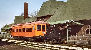 Union Depot in 1992 with Trans-Mississippi trolley